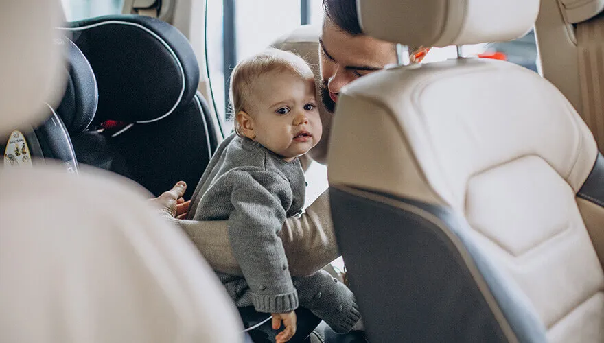 Carrying children and infants safely in the car